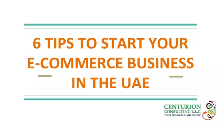 6 tips to start your e commerce business in the uae
