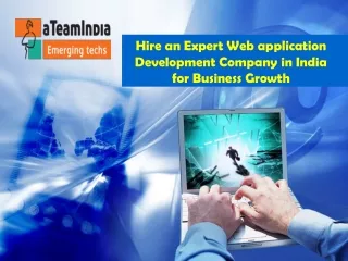 Hire an Expert Web application Development Company in India for Business Growth