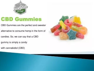 CBD Gummies UK | CBD Edibles | Sun State Hemp