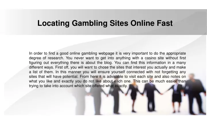 locating gambling sites online fast