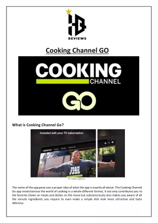 cooking channel go
