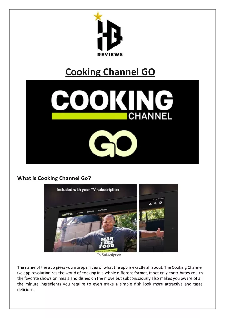 cooking channel go