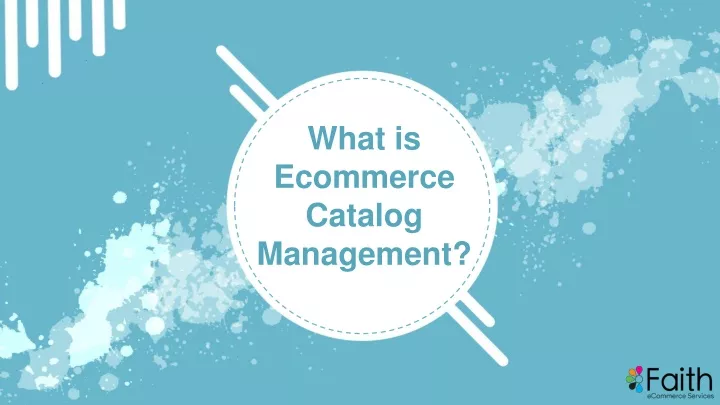 what is ecommerce catalog management