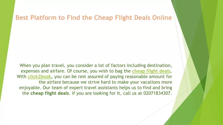 best platform to find the cheap flight deals online