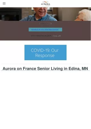 Senior housing in edina