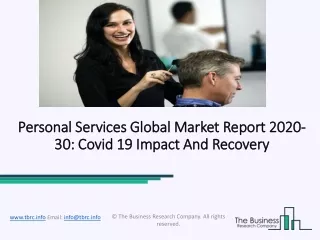 Personal Services Market Industry Trends And Emerging Opportunities Till 2030