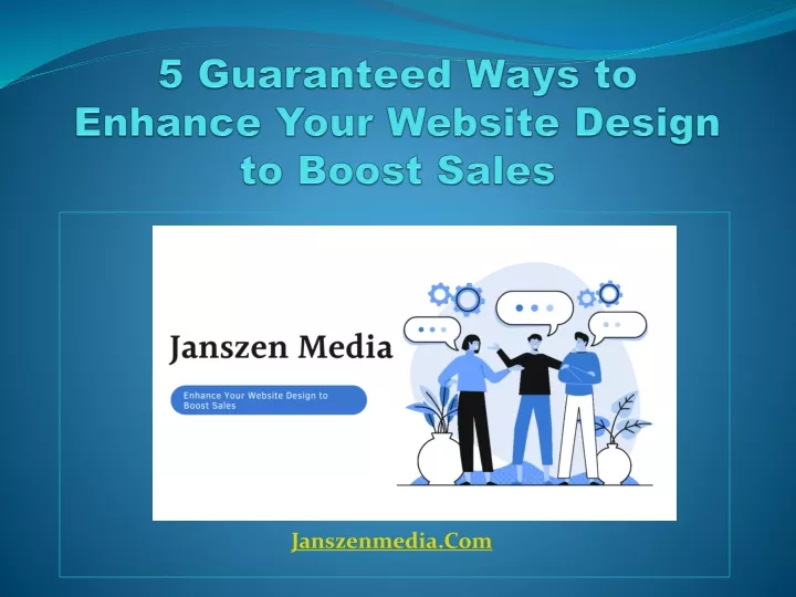 5 guaranteed ways to enhance your website design to boost sales