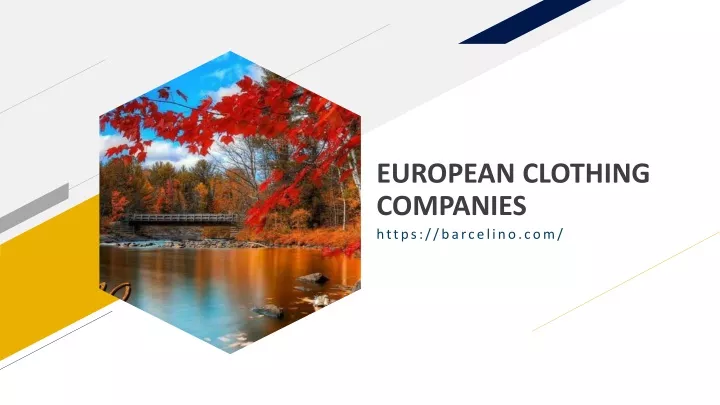 european clothing companies