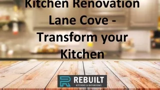 Kitchen Renovation Lane Cove - Transform your Kitchen
