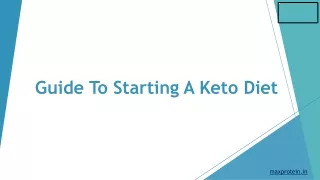 guide to starting a keto diet