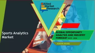 Sports Analytics Market Forecast By 2026