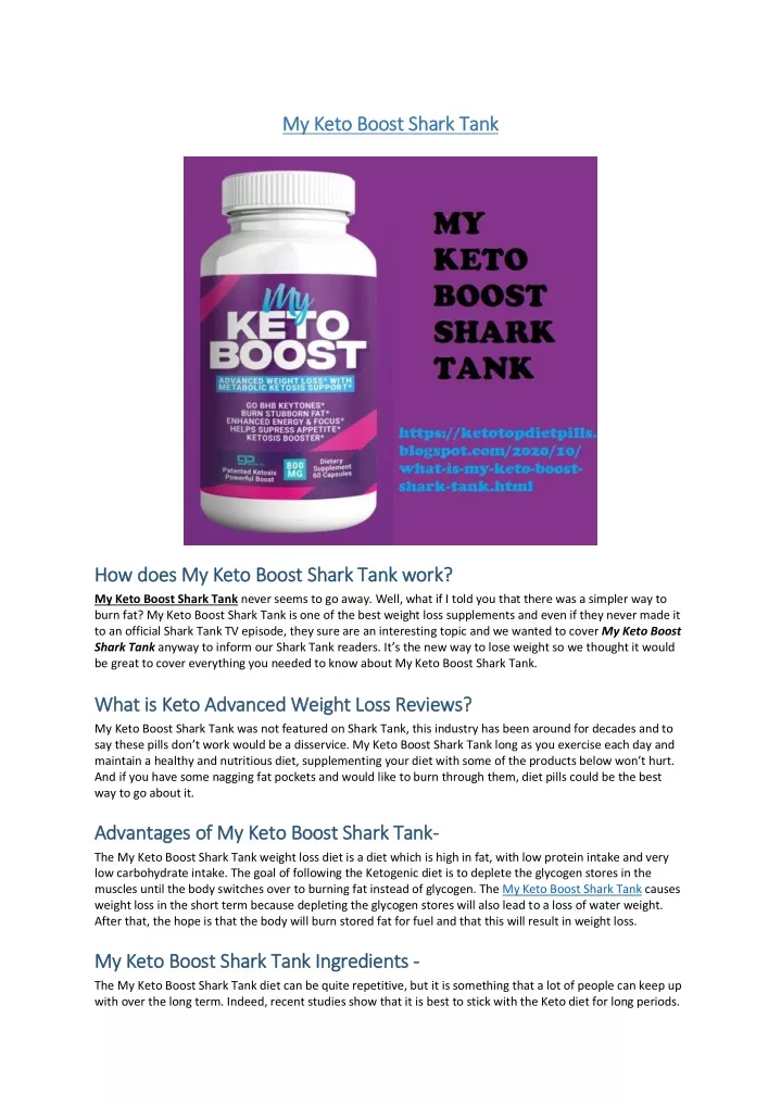 my keto boost shark tank my keto boost shark tank