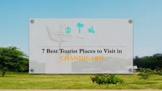 Tourist Places in Chandigarh