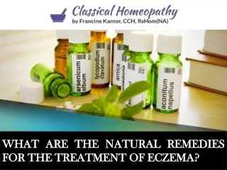 what are the natural remedies for the treatment