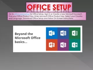 Office Setup How to Install and Activate Microsoft Office - office.com/setup
