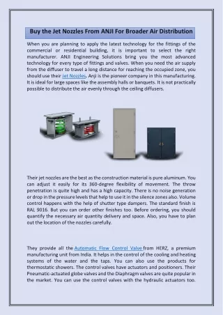 buy the jet nozzles from anji for broader