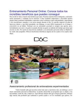 Centro de Entrenamiento Personal Albacete | dscentrenamientopersonal.com