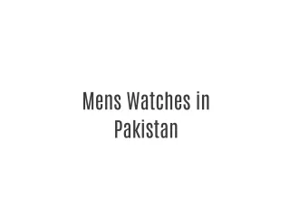 mens watches in pakistan