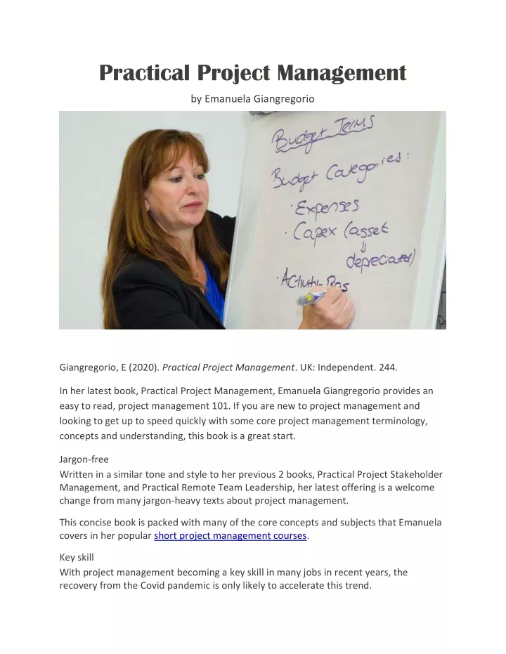practical project management