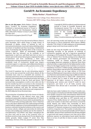 international journal of trend in scientific