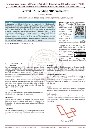 international journal of trend in scientific