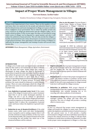 international journal of trend in scientific