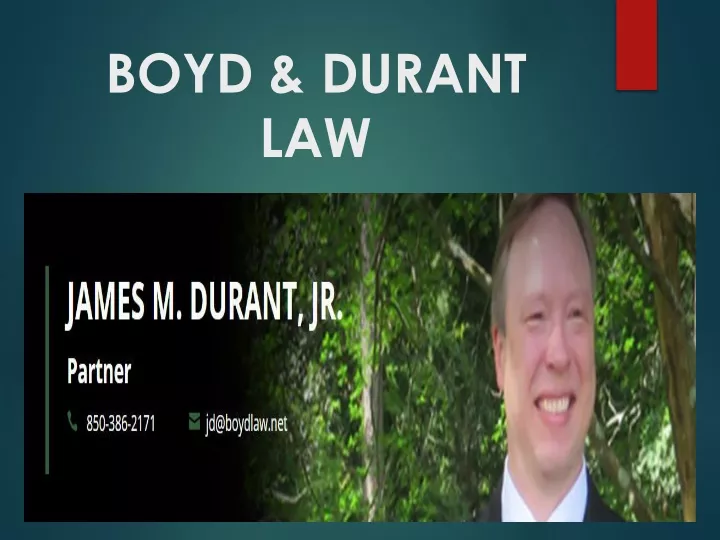 boyd durant law