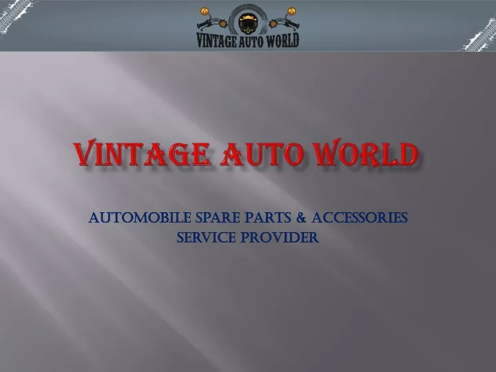 vintage auto world