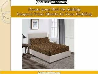 Decor Your Room By Adding Leopard Print Sheets