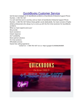 quickbooks customer service get the best