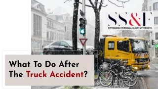 what to do after the truck accident