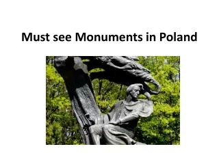 must see monuments in poland