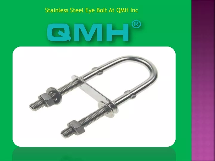 stainless steel eye bolt at qmh inc