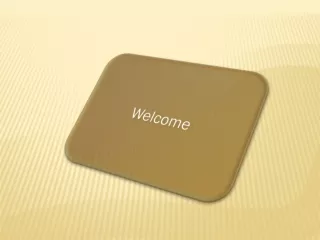 welcome