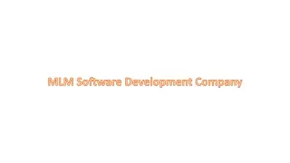 MLM Software Development Company