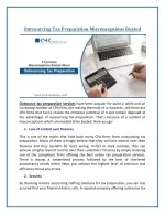 4 Common Misconceptions of Outsourcing Tax Preparation Services - slide 1
