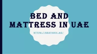 bed and mattress in uae