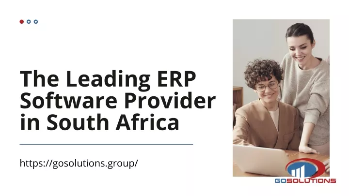 the leading erp software provider in south africa