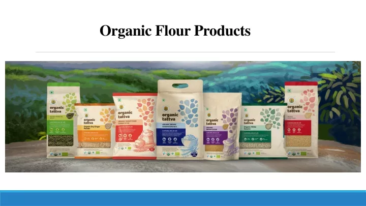 organic flour products