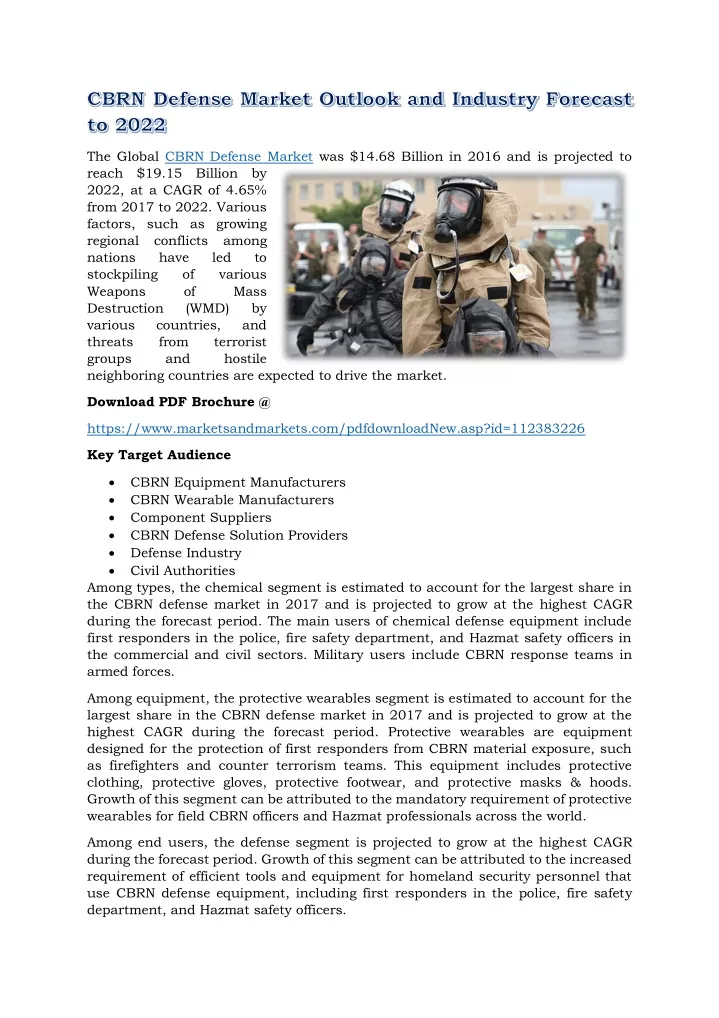 the global cbrn defense market was 14 68 billion