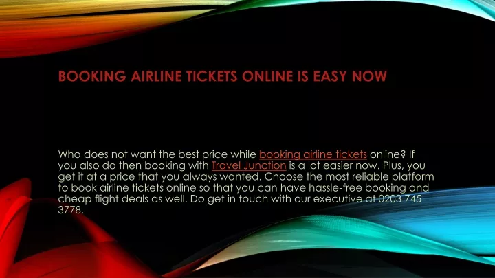 booking airline tickets online is easy now
