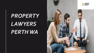 Affordable Property law lawyers in Perth