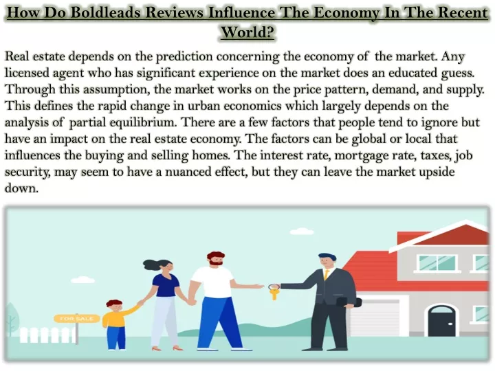 how do boldleads reviews influence the economy