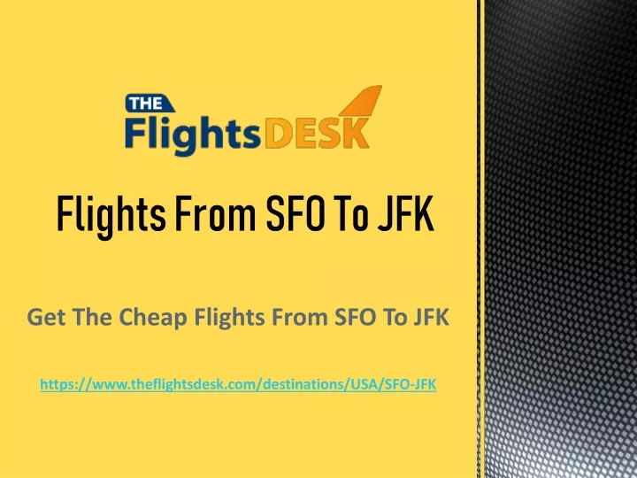 flights from sfo to jfk