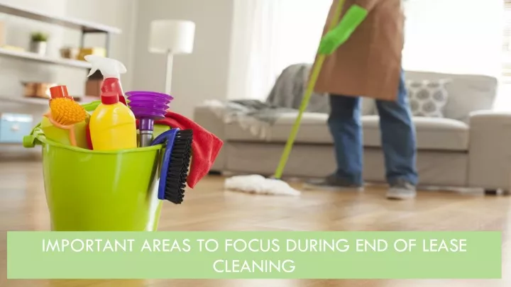 important areas to focus during end of lease cleaning