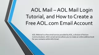 AOL Mail | AOL Mail Login. AOL Mail Features - AOL Mail Help