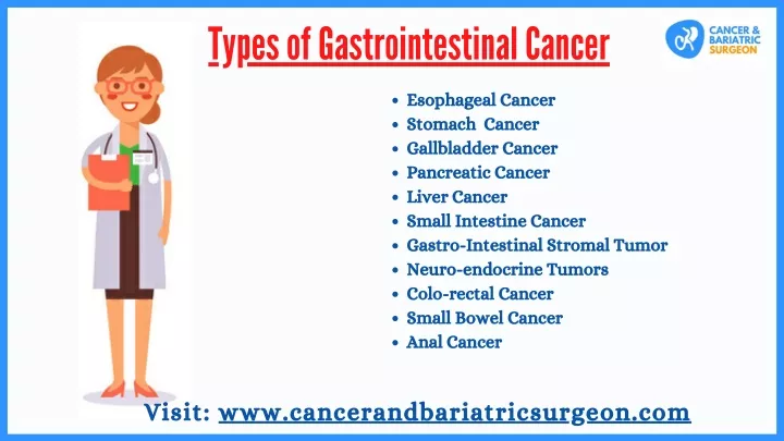 types of gastrointestinal cancer