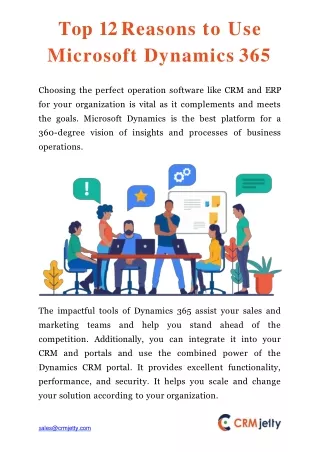 top 12 reasons to use microsoft dynamics 365