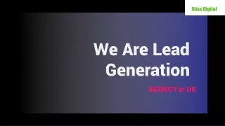 we a re lead generation