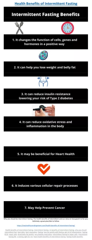 health benefits of intermittent fasting